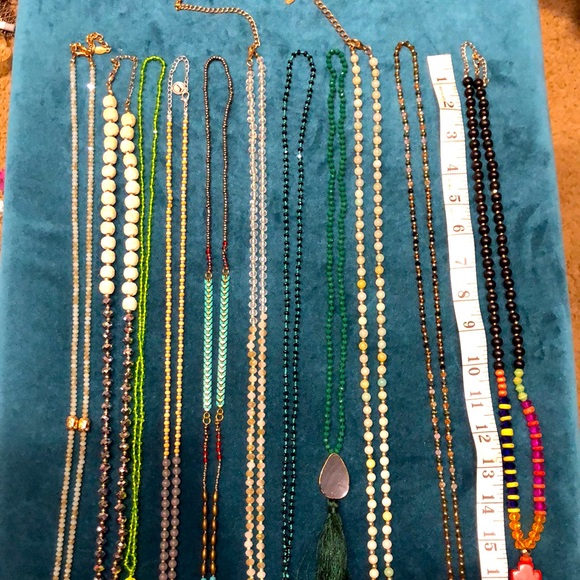 Tassel necklaces. Assorted. - Picture 2 of 3